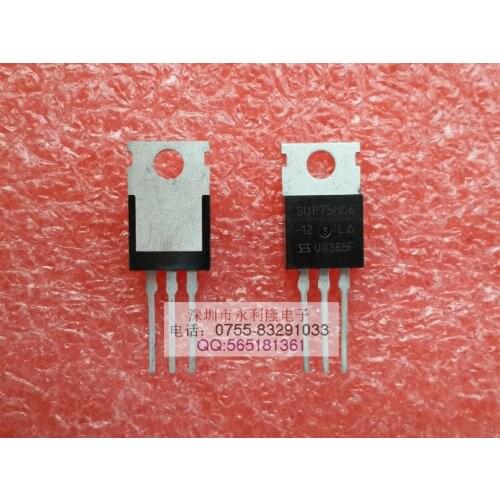 Original New 10PCS / SUP75N06 SUP75N06-12L TO-220 75A60V TO220