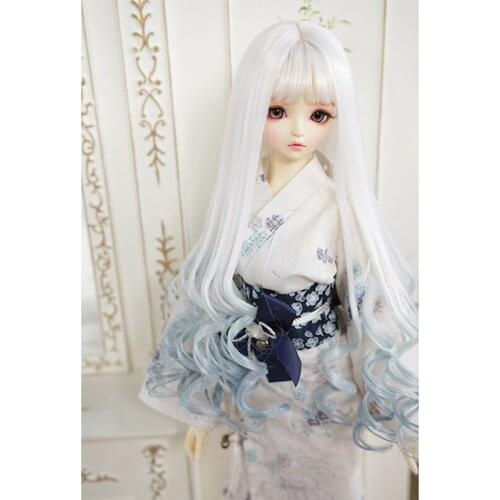 Doll Wig Long Wavy Wig For 1/6 1/4 1/3 Blythe/SD/Smart Doll/MSD/Minifee/Yosd Doll Accessories,Fashion BJD Wig Doll Hair for Doll