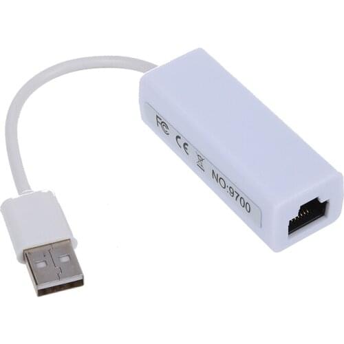 Ethernet 10/100 Wired Network USB Adapter to LAN RJ45 Card