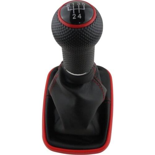 Car Styling 5 Speed Car Gear Shift Knob Dust-proof Boot Cover for VW Golf 4 MK4 Car Accessories