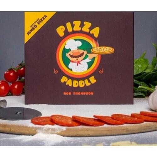 Pizza Paddle Trick Gimmicks By Rob Thompson Illusion Magic Tricks Props Mentalism Classic Toy Magician Funny Close up Performer