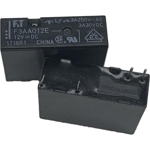 HOT NEW 12V relay FTR-F3AA012E FTR F3AA012E FT-F3AA012E F.T-F3AA012E FTRF3AA012E FTF3AA012E DC12V 12VDC 12V 3A 4PIN