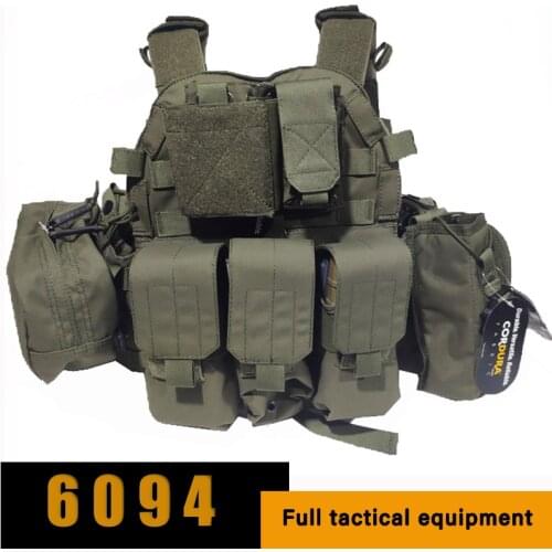 RG Men Cordura Fabric 6094 Full Tactical Vest MOLLE Modular Hunting Equipment