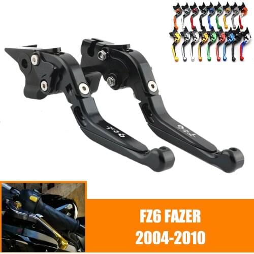 For YAMAHA FAZER FZ6 2004 2005 2006 2007 2008 2009 2010 FZ6R 2009-2015 Motorcycle Adjustable Brake Clutch Lever Levers Folding