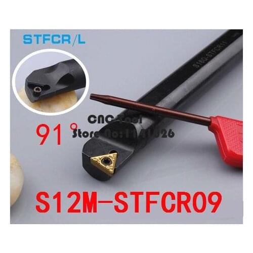 S12M-STFCR09/ S12M-STFCL09 Metal Lathe Tools Internal Lathe Machine Turning Tools Set CNC Turning Tools Boring Bar Type STFCR/L