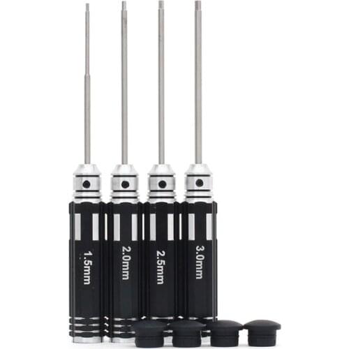 Hexagon Screwdriver Kit - Black - H1.5/H2.0/H2.5/H3.0