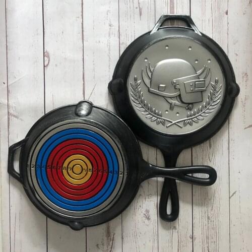 42cm Game PUBG Frying Pan Cosplay Weapon Playerunknowns Battlegrounds Halloween Cosplay Props Kids Gift
