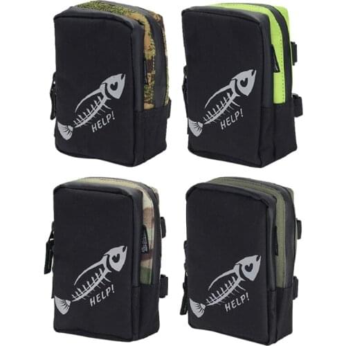 Oxford Cloth Fishing Bag with Hang Buckle Multifunctional Waterproof Lure Bag Outdoor Fishing Tackle Pesca F2TC