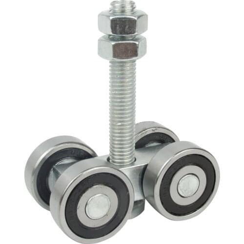 Door roller ultra-quiet wooden furniture sliding door pulley hanging track nylon curtain wheel glass bearing door hardware