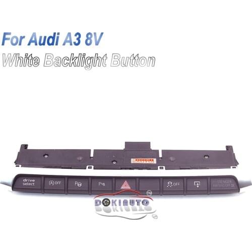 8V0 925 301 OPS Auto Parking PLA Switch For Audi A3 8V 8V0925301 White backlight