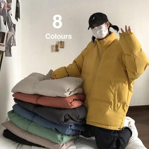 2021 Winter Jacket Women Cotton Woman Parkas Oversize Stand Collar Korean Style Autumn Clothes Jackets for Women Coats WPY4008