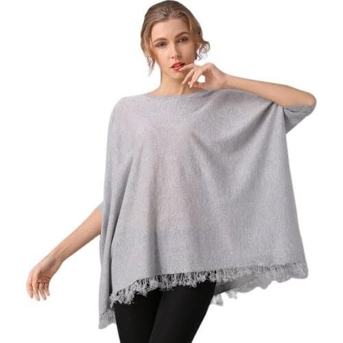 Autumn Long Sleeve V-neck Solid Large Size Pullover Womens Knitted Fashion Cashmere Cardigans Sweater