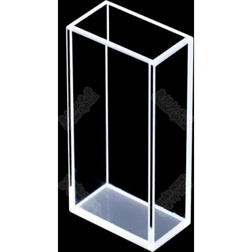 20mm quartz fluorescence cuvette / four-way light / high temperature and acid resistance