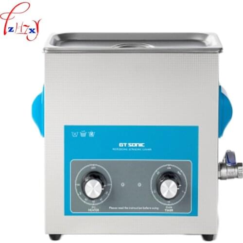6L ultrasonic cleaning machine VGT-1860QT glasses dental watch automatic heated ultrasonic cleaner 110/220V 1PC