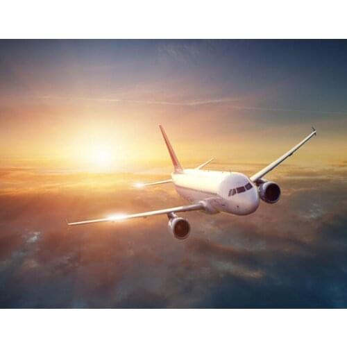 Handmade Aircraft Diamond Embroidery Full Square/Round Diamond Painting Airplane Cross Stitch Picture of Rhinestones Mosaic Kits