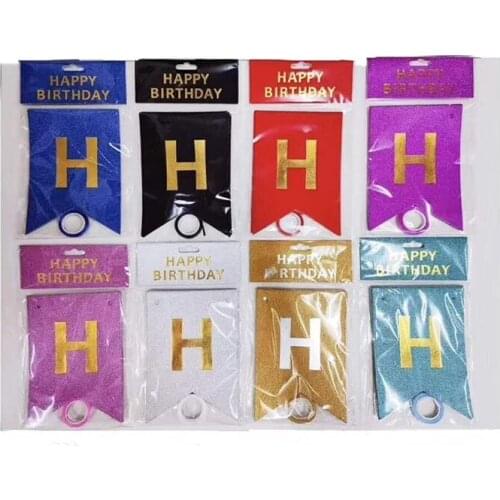 Happy Birthday Banner Colorful Banners Party Flag Banner for Women Men Girls or Boys for Birthday Decorations Supplies