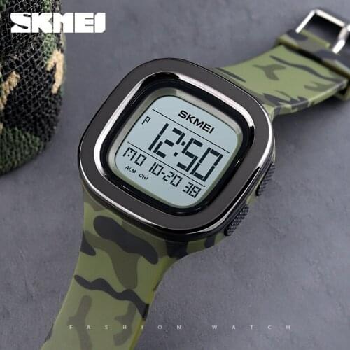SKMEI Casual Sports Watches Men Fashion Big Digital LED Electronic Watch Waterproof Chrono Man Military Clock relogio masculino