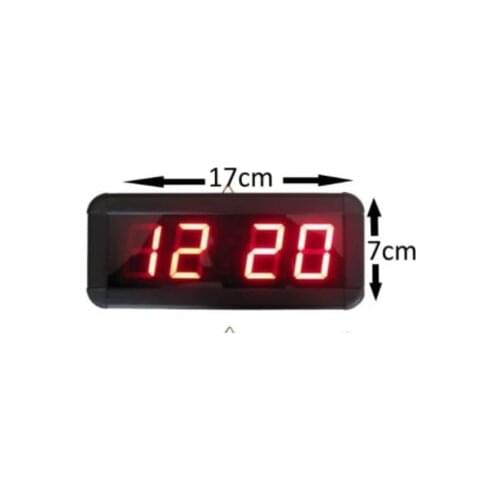 Digital Led Clock, Case Size: 7cm x 17cm, Display Height: 38mm
