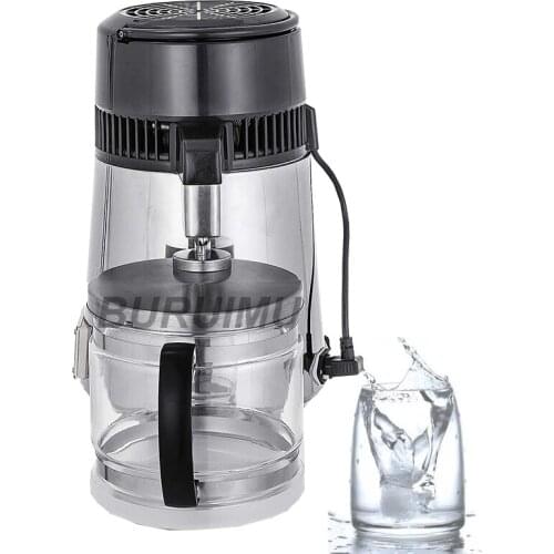 4L Pure Water Distiller Filter Machine Distillation Purifier Equipment