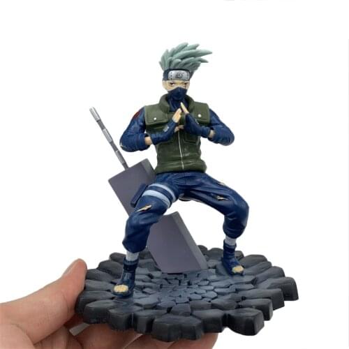 Boruto Dragon Bomb Ninjutsu Sharingan Copy Kakashi Action Figure Momochi Zabuza sword kakshi Figurines Toy Model