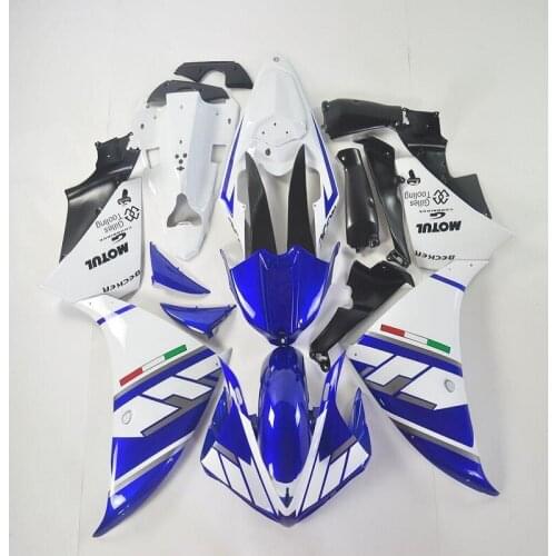 Fei-Motorcycle Fairing kit for YAMAHA YZFR1 09 10 11 YZF R1 YZF1000 2009 2010 2011 ABS White blue black Fairings set
