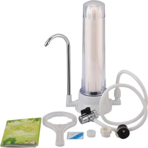 Desktop single-stage W ater Purifier Kitchen Faucet Water Filtration System Washable Ceramic Percolator Tap Counter Top