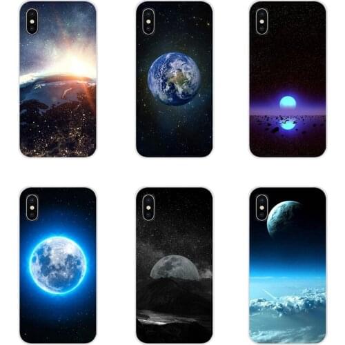Moon Planet Space For Xiaomi Redmi Note 3 4 5 6 7 8 Pro Mi Max Mix 2 3 2S Pocophone F1 Accessories Phone Shell Covers