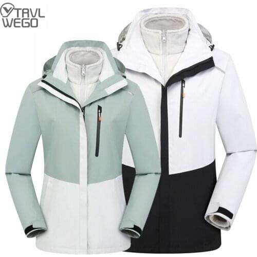 TRVLWEGO Skiing Jacket Mens Womens Water-Proof,Breathable Thermal Skating Out Coat Trekking Hiking Camping Winter Clothes