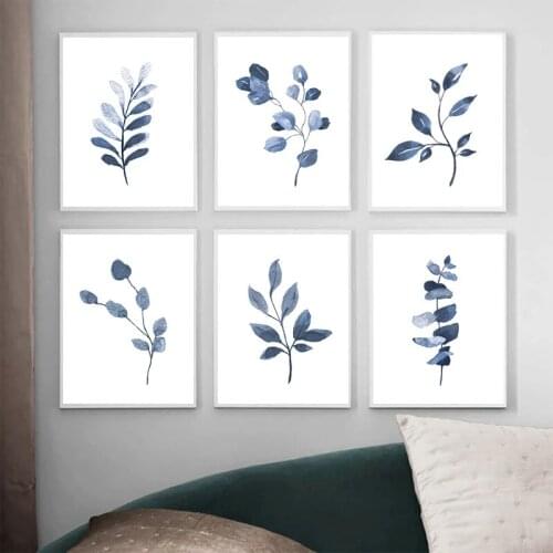 Modular Hd Prints Branches and Leaves Pictures Home Decoration Painting Canvas Plant Poster No Frame Wall Art For Living Room