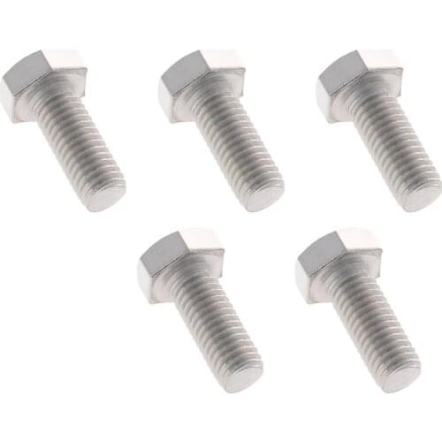 MroMax Hexagon Bolt Stainless Steel Thread Specification M8/Reverse Thread M8/Reverse Thread M10 Thread Pitch 1.25/1/1.5/1.75mm