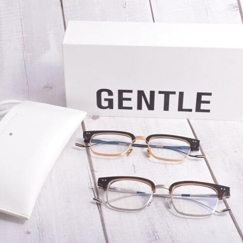 2020 new fashion titanium alloy GENTLE Eyeglasses frames Havana Women Men Eyewear Frames For Reading Myopia Prescription lens