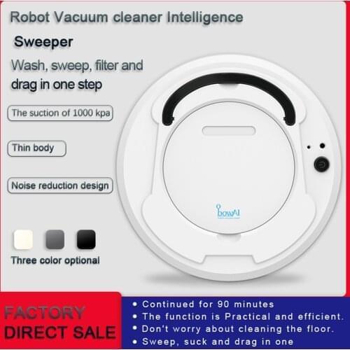 Smart 3-In-1 Robot Vacuum Cleaner Auto Rechargeable Floor Mop Sweeping Robots Dry Wet Strong Suction Vacuum Cleaners For Home