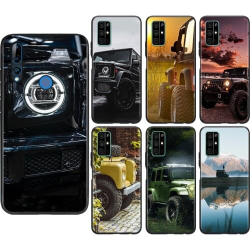 Silicone Cover Off-Road Cars Male Men For Huawei Honor 9C 9A 9S 9X Lite 30 20 Pro V20 20S 9i 9N 8S 8C Phone Case