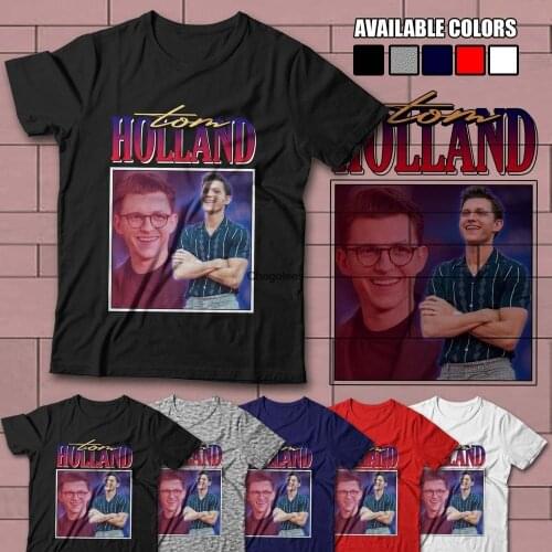 Tom holland t shirt vintage 90s style birthday gift present gift boyfriend girlfriend music concert shirt