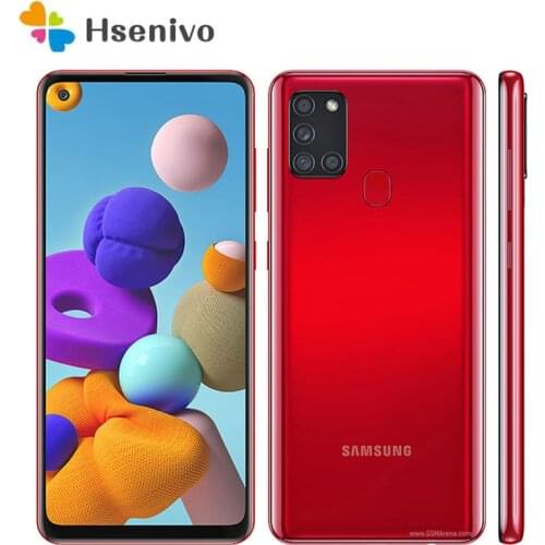 Samsung Galaxy A21S A217F Refurbished-Original Unlocked A217M 5000 mAh Android Wi-Fi GPS 48.0MP 6.5'' 32GB 3GB RAM Free Shipping