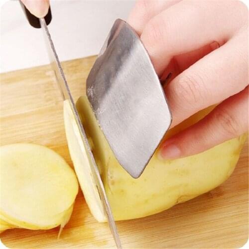 Finger Guard Finger Protectors Stainless Steel Finger Hand Cut Protect Knife Safe Guard Creative Kitchen Products Gadgets Tools