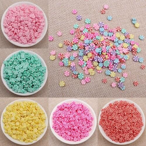 100g/Lot Alps Sugar Slices Polymer Clay Sweet Candy Sprinkles for Arts and Mobile Decoration DIY Crafts Filler Accessories