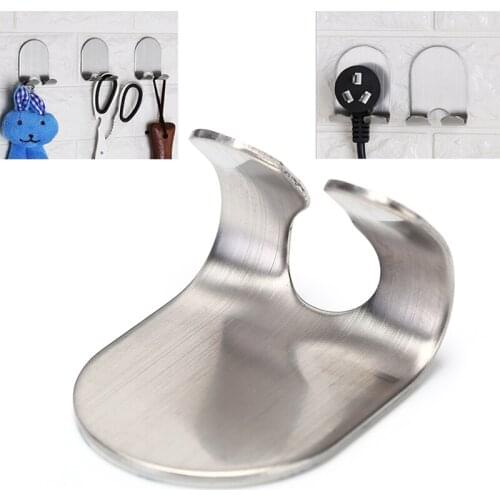 304 Stainless Steel Razor Holder Shaving Razor Rack Bathroom Viscose Razor Hook Men Shaving Shaver Shelf 1pc