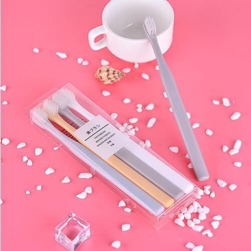 4pcs/set Natural Bamboo Toothbrush Portable Soft Hair Tooth Brush Environmental Adult Toothbrush Oral Cleaning Care Tools