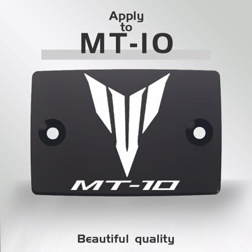 CNC Aluminum Motorcycle Brake Fluid Fuel Reservoir Tank Cover Cap FOR YAMAHA MT-10 2015-2019