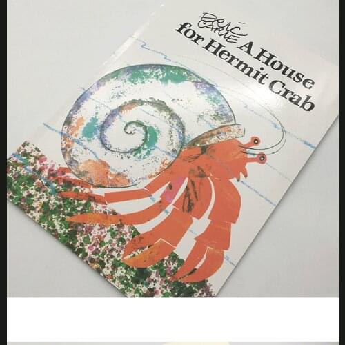 A House for Hermit Crab By Eric Carle Learning English Books for Children Picture Story Book for Kids Educational Toys