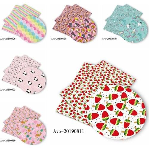 Diy-Everyday Diy 30*135cm Printed Faux Synthetic Leather Vinyl for Bow,DIY handmade Materials