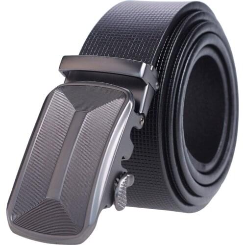 Hongmioo Designer Genuine Leather Belts Men Strap Male Belt Automatic Buckle Belt For Men Free Shipping