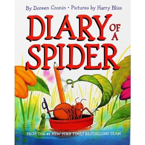 Diary of a Spider By Doreen Cronin Educational English Picture Book Learning Card Story Book For Baby Kids Children Gifts