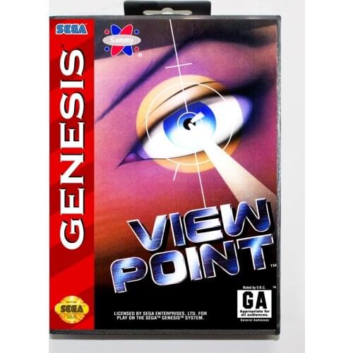 View Point 16bit MD Game Card For Sega Mega Drive/ Genesis with Retail Box
