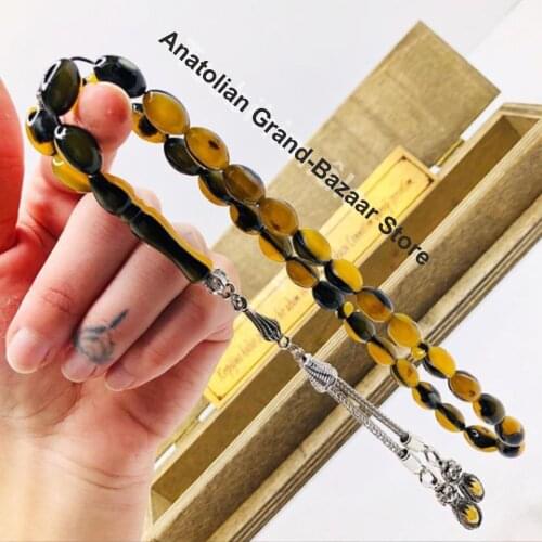 Islam Muslim rosary beads rosary bracelets for men and 33 amber rosary prayer accessories for men handmade stone turkey model 1