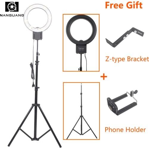 40W 5600K Studio Ring Light with 200CM Stand Kit for Photography Camera Phone Photo Make Up Selfie