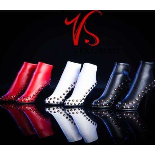 VSToys 18XG35 1/6 Scale Studded short boots For 1/6th Action Figure