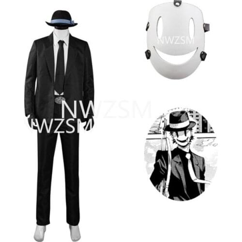 Anime High Rise Invasion Cosplay Sniper Mask Cosplay Costume Uniform Outfit Halloween Carnival Suit