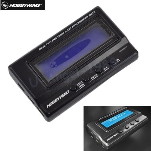 Hobbywing 3in1 Multifunction Professional LCD Program Box with Voltage Detection better Version of 2in1